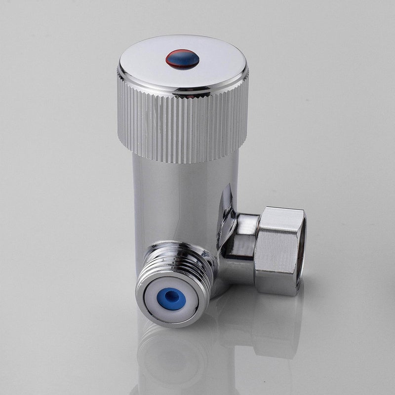 Gangang Thermostatic Mixing Valve,Faucet Water Hot Cold Valves,Inlet G1/2 Male Shower Control Mixer Outlet G1/2 Female with Sealing Ring - Image 5